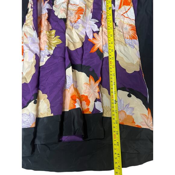 Corey Lynn Calter Dress Womens Size 4 Silk Floral Fit and Flare Cap - Picture 4 of 5